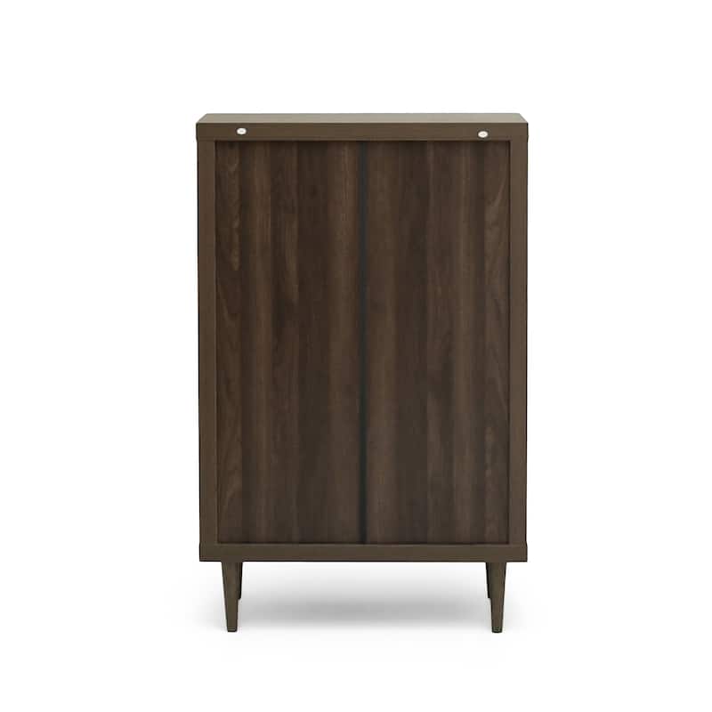 5-Drawer Vertical Chest, Modern Wooden Chest of Drawers with Spacious Storage Space for Bedroom, Hallway, Lliving room