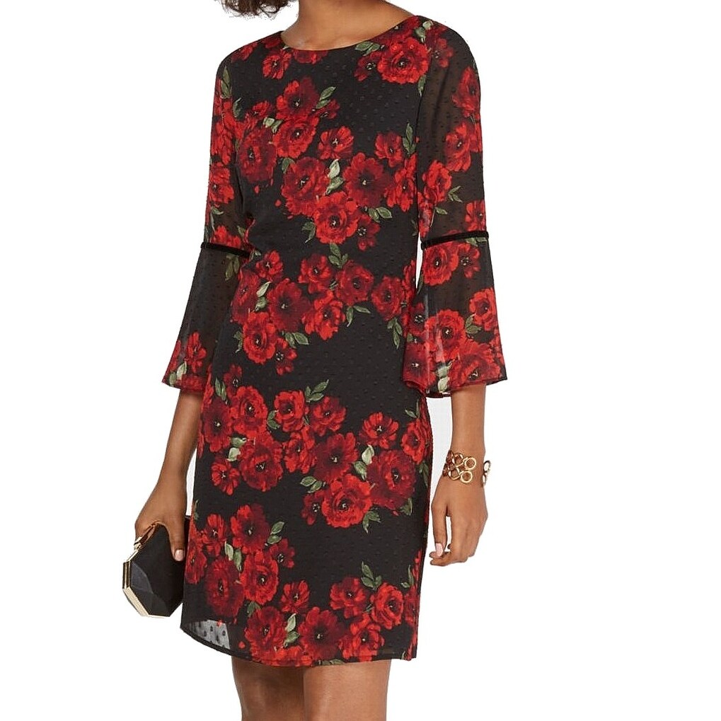 jessica howard red and black dress
