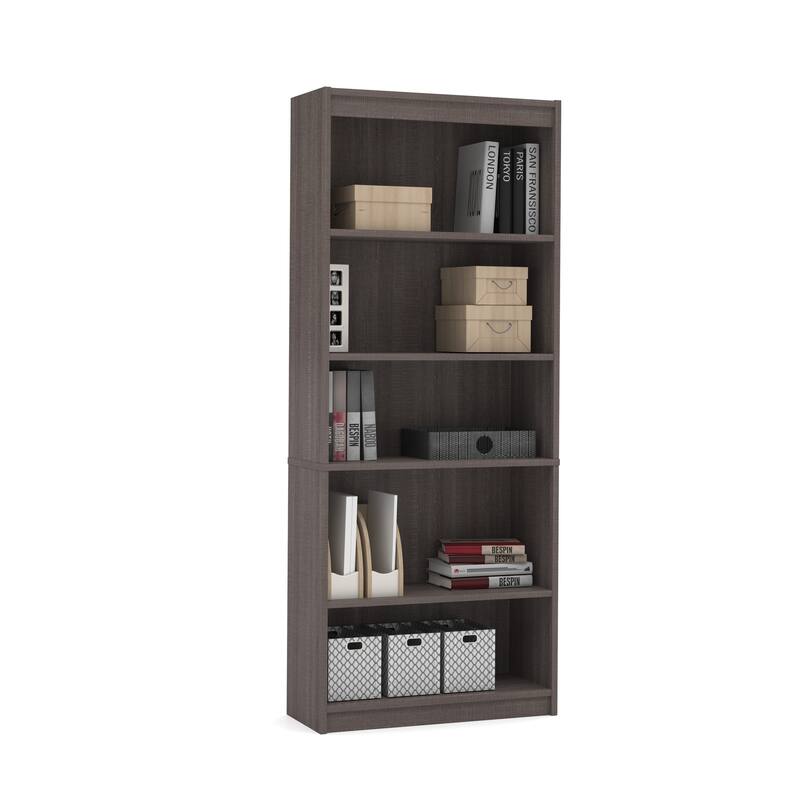 Bestar Universel 30W Standard Bookcase by Bestar - Bark Grey