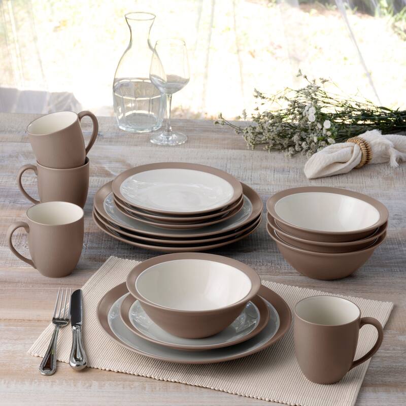 Noritake Colorwave 16-Piece Curve Dinnerware Set, Service For 4