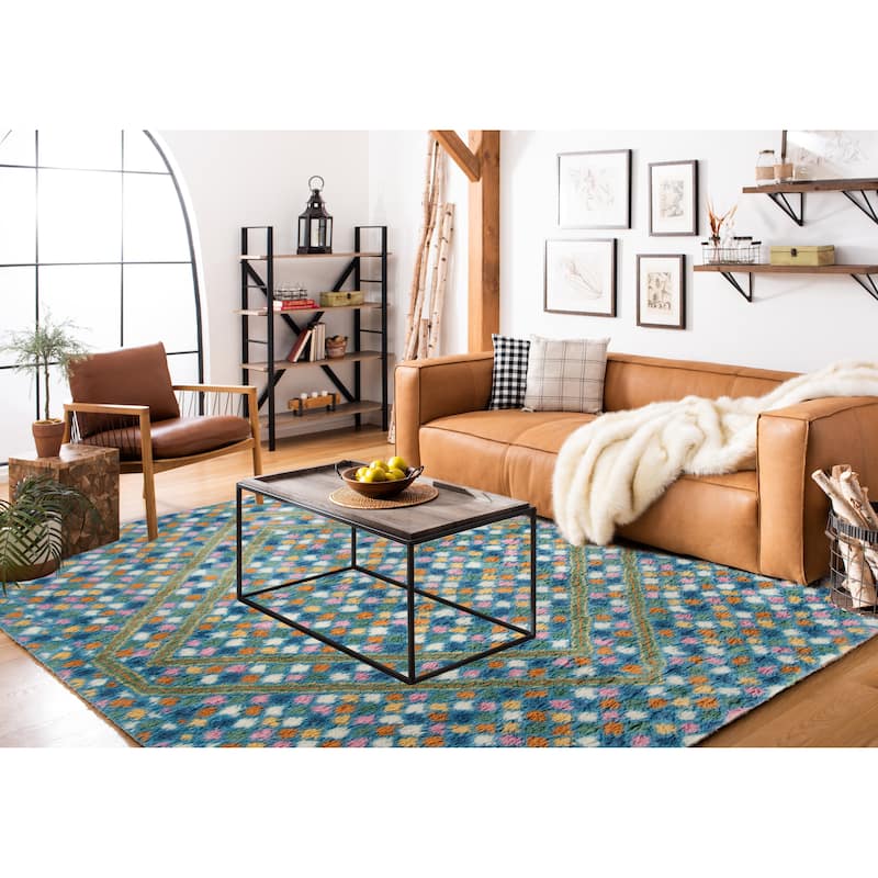 SAFAVIEH Casablanca Shag Fermina Wool Rug