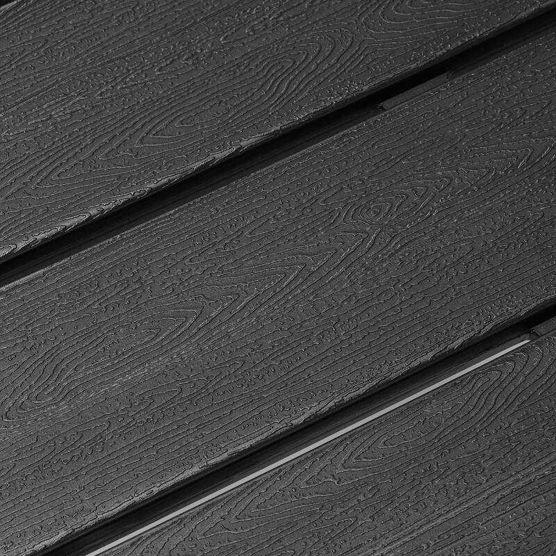 Coastline Outdoor Poly Adirondack Chair with Side Table