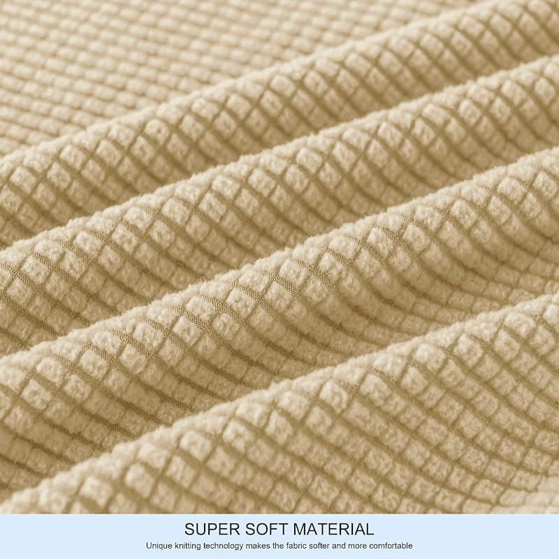 Subrtex Stretch Sofa Slipcover Cover with 3 Separate Cushion Cover