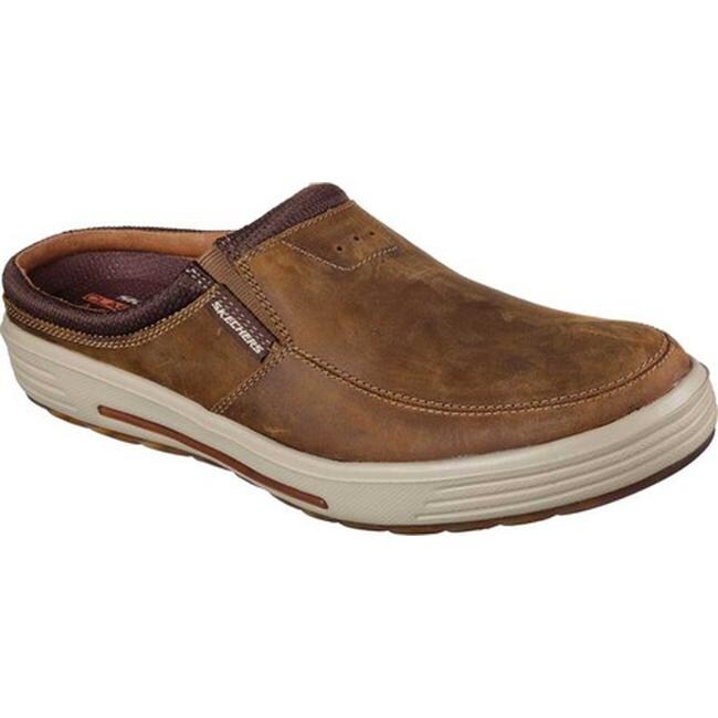 mens backless shoes skechers