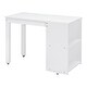 preview thumbnail 26 of 38, Twin Size Wooden Loft Bed with Retractable Writing Desk & 3 Drawers