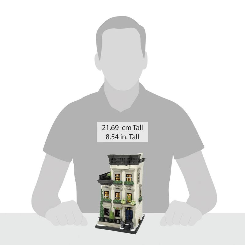 Department 56 Christmas In City 87 West 56th Street Lighted Building - 6013404