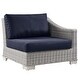 preview thumbnail 27 of 41, Conway Outdoor Patio Wicker Rattan 5-Piece Sectional Sofa Furniture Set