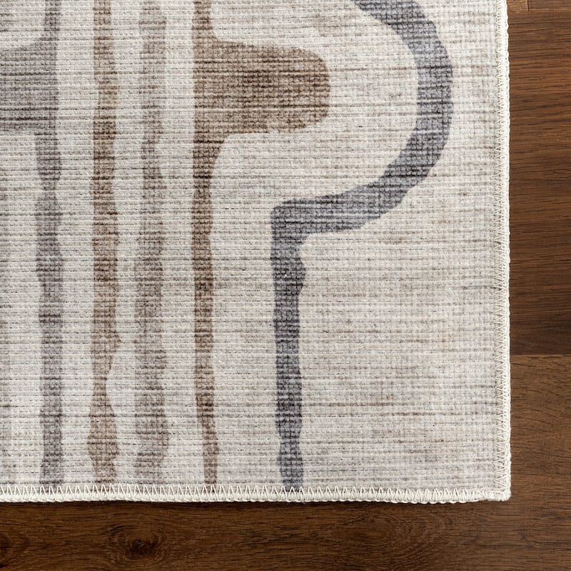 Nuloom Green Haven Collection Recycled Cotton Machine Washable Area Rug