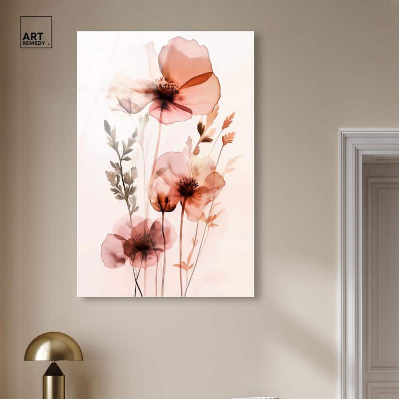 Petal Dye II Acrylic by Art Remedy, Ready to Hang