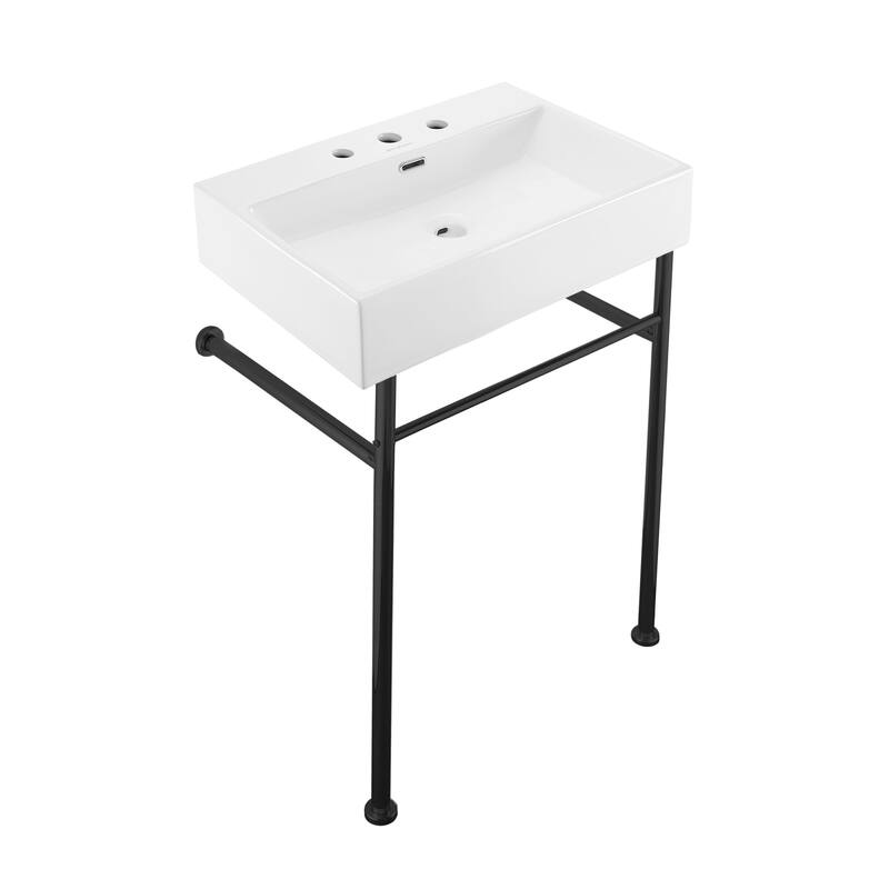 Swiss Madison SM-CS771-3 Claire 23-5/8" Rectangular Ceramic Console