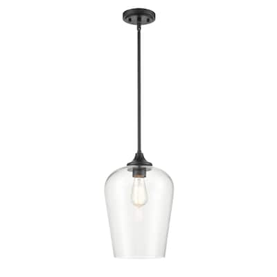 Millennium Lighting Ashford 1 Light Mini-Pendant in Multiple Finishes with a Clear Glass Shade
