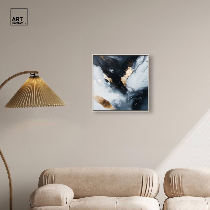 Golden Spark II Canvas by Art Remedy