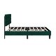 preview thumbnail 26 of 27, Queen Size Platform Bed Frame with Headboard & Wooden Slats Support for Kids Teens Adults No Box Spring, Easy Assembly