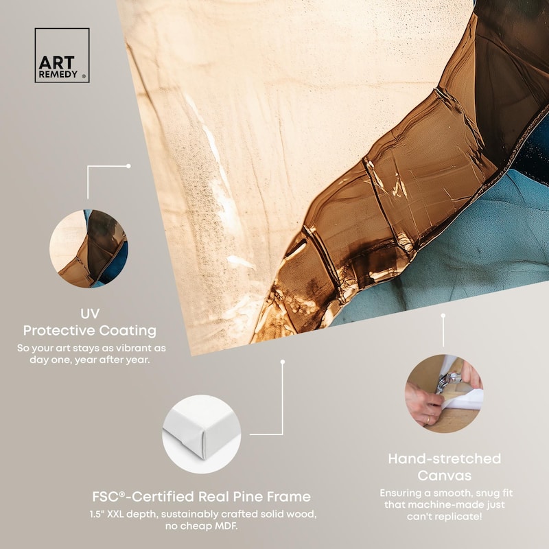 Glitch Aesthetic I Canvas Set of 2 by Art Remedy, Gallery Wrapped