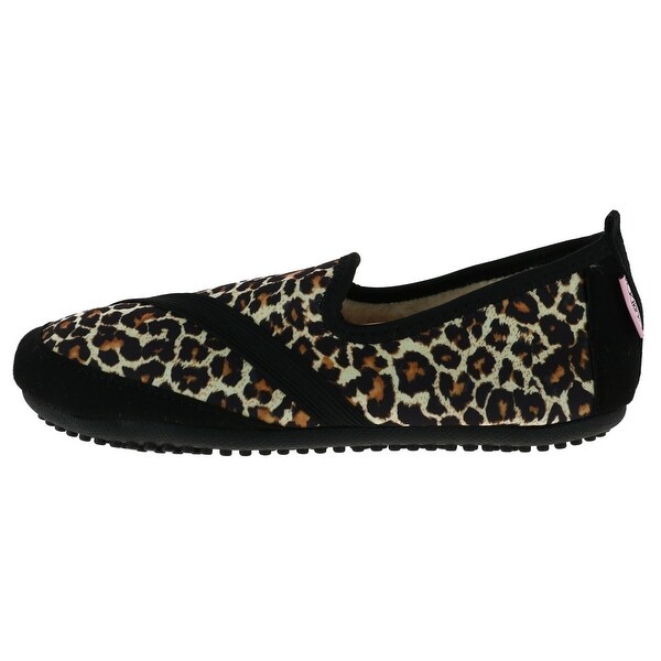 womens leopard print slippers