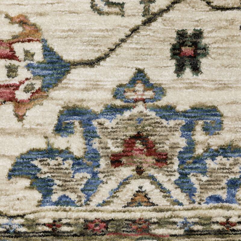 Style Haven Henretta Bordered Persian Fringe Edge Area Rug