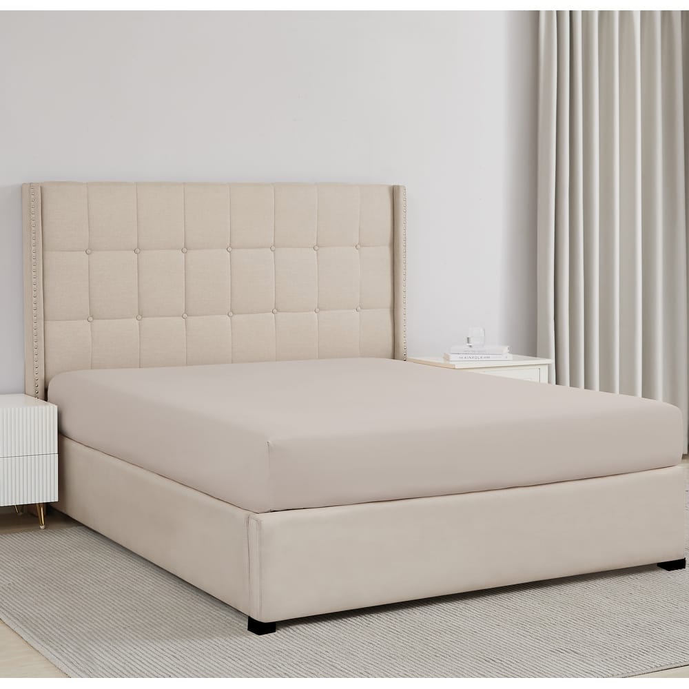 Vilano Extra Deep Pocket Fitted Bed Sheet , 2 pack, Fitted Sheet Only, Bed Sheet Seperates