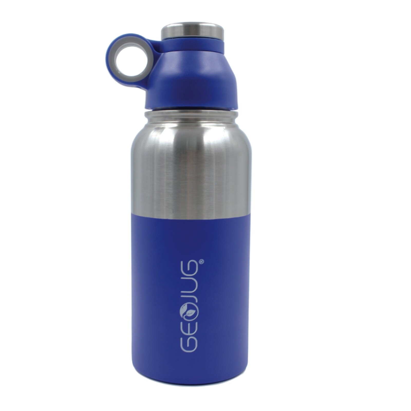 Brentwood GeoJug 18oz S/S Vacuum Insulated Water Bottle in Blue