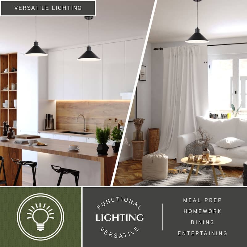 Akron Bronze Farmhouse Barn Pendant Ceiling Light