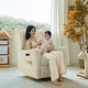 preview thumbnail 5 of 29, Remo Modern Nursery Swivel Glider Recliner with Built-in Nightlight and Storage Bags by HULALA HOME