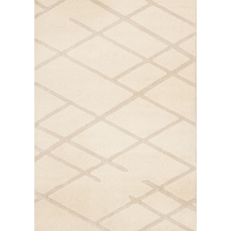 HomeRoots Solid Color Modern Rectangle Area Rug - 8' X 11'