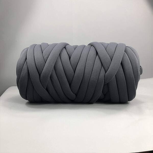  Light Gray Arm Knitting Yarn,1kg/2.2lbs Super Chunky
