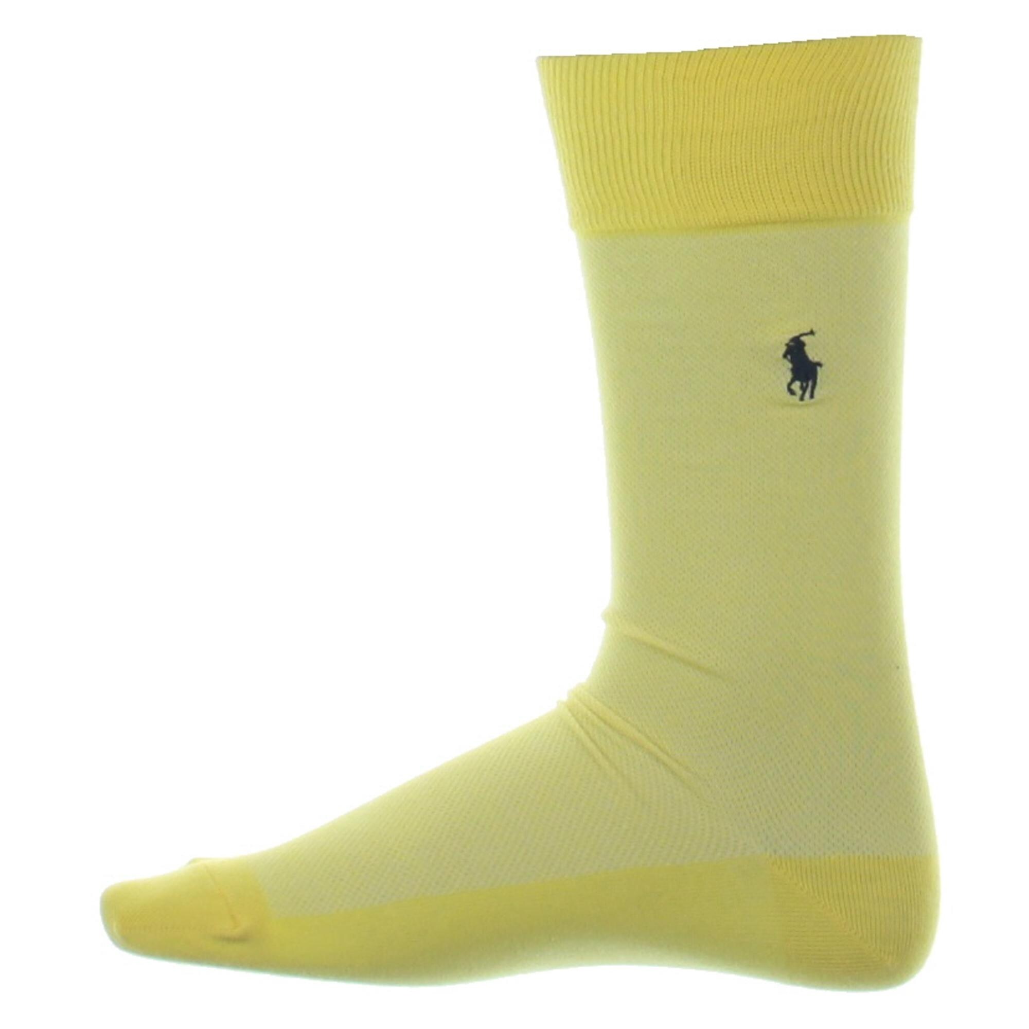 yellow polo socks