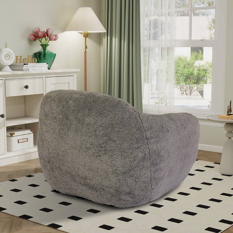 Teddy Bean Bag Chairs,Lazy Sofa Bean Bag Chairs with Armrest