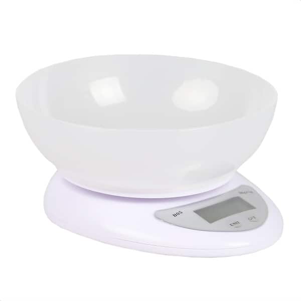 slide 1 of 3, Premius Digital Food Scale, White, 6.25x7.25x3 Inches - 6.25x7.25x3 Inches
