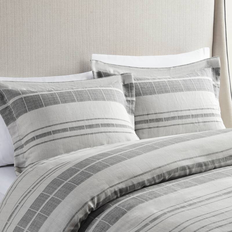 Madison Park Nico 3 Piece Stripe Duvet Cover Set