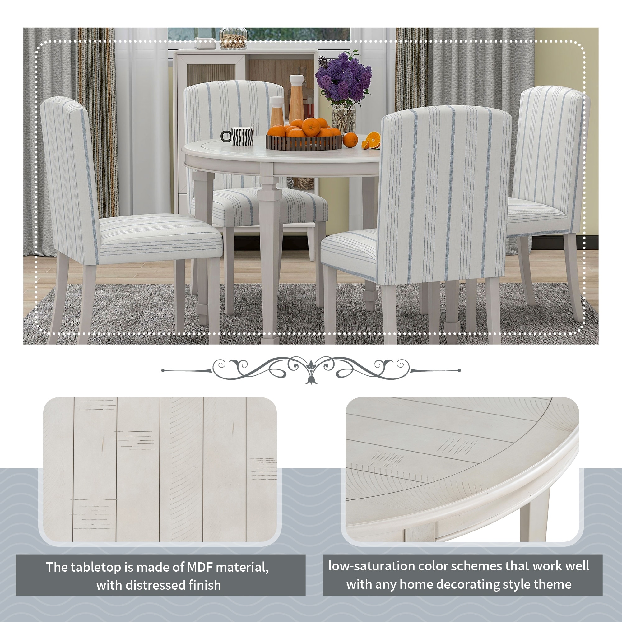 Piece Dining Table And Chairs Under $200 Crown Mark Bardstown 2152