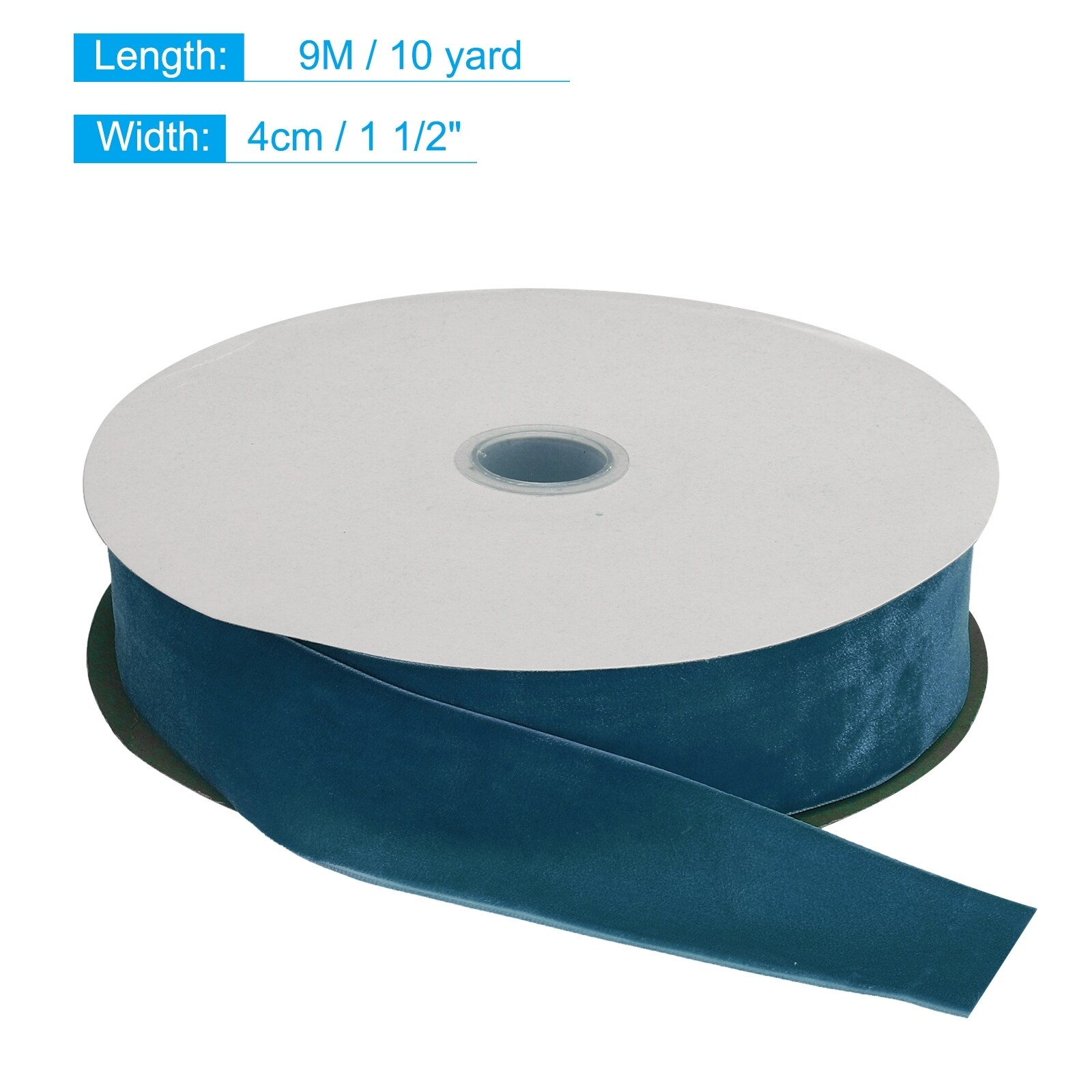 Velvet Ribbon Single Face Spool Silky Velvet for Bouquets DIY Crafts Gift Wrapping Wedding Party