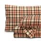 preview thumbnail 6 of 99, Bare Home Cotton Flannel Sheet Set - Velvety Soft Heavyweight California King - Red Lodge Plaid