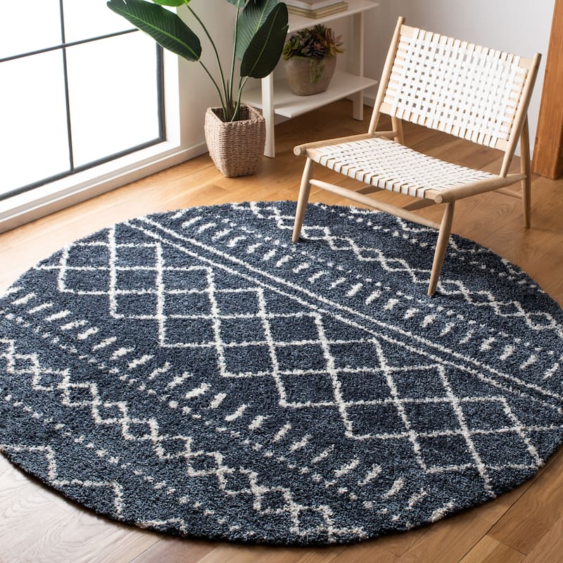 SAFAVIEH Arizona Shag Lotta Moroccan 1.2-inch Thick Rug
