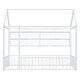 preview thumbnail 6 of 58, Metal Bed House Bed Frame with Fence and Shelves
