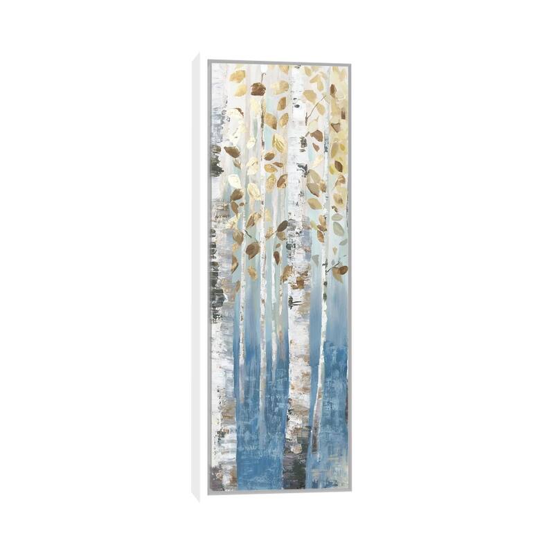 iCanvas "New Path II" by Allison Pearce Framed Canvas Print - 48x16 - White