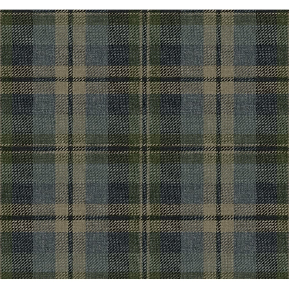Harry & Grace Thornbury Tailored Plaid Peel and Stick Wallpaper
