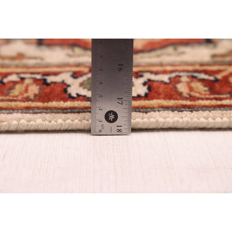 ECARPETGALLERY Hand-knotted Jules Sultane Ivory Wool Rug - 2'7 x 11'10