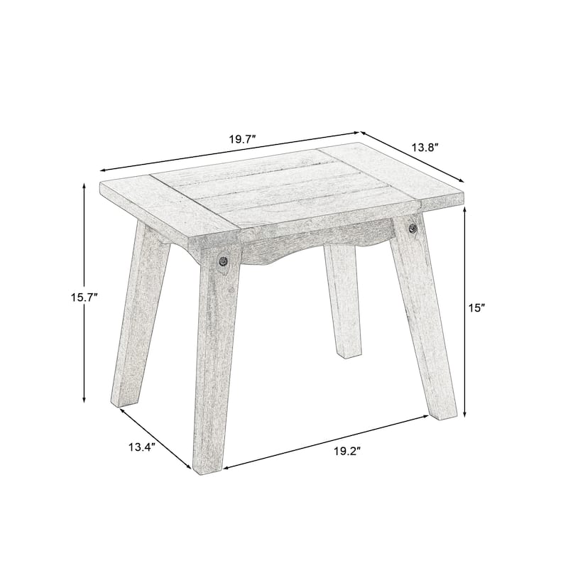 6-Piece Patio Set Solid Wooden Outdoor Sofa