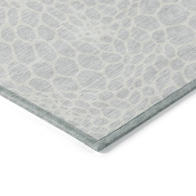 Machine Washable Indoor/ Outdoor Chantille Animal Print Rug