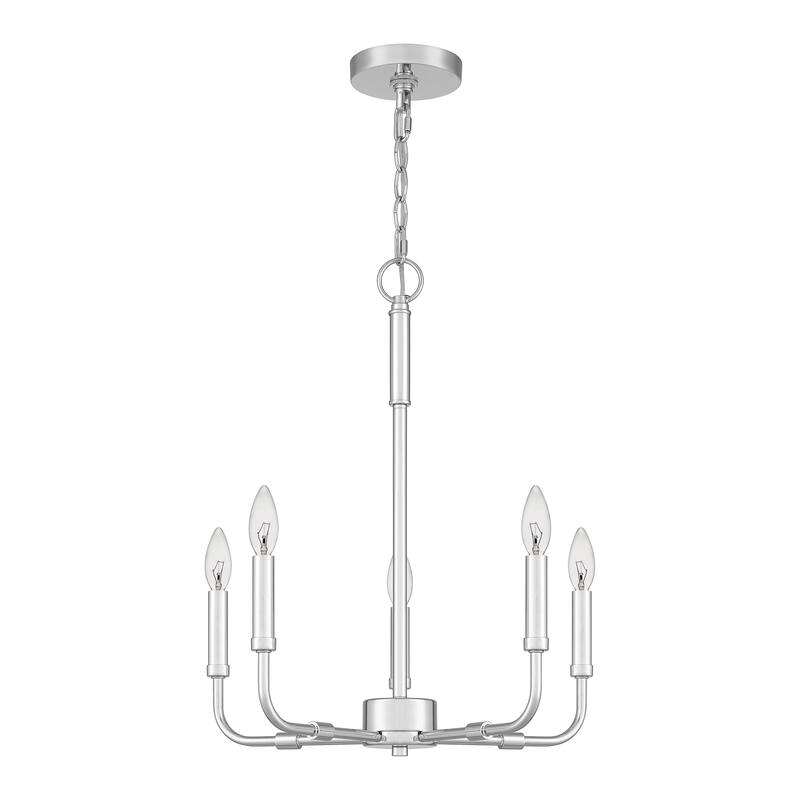 Quoizel Abner Steel 5-light Chandelier