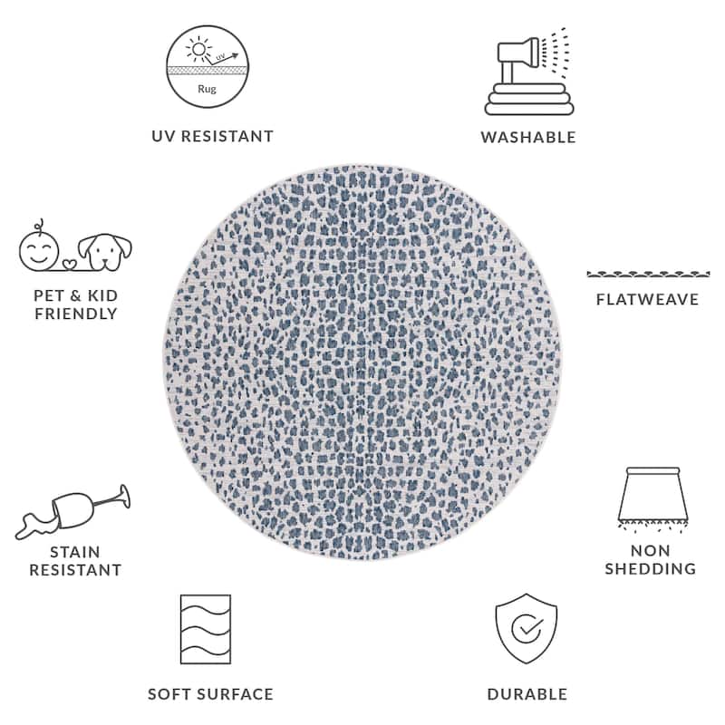 SAFAVIEH Courtyard Ruta Indoor/ Outdoor Waterproof Patio Backyard Rug
