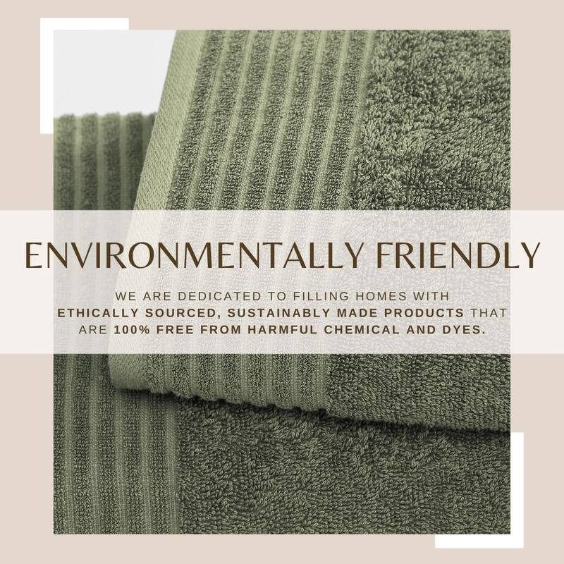 Linery & Co. 100% Featherspun Cotton Quick-Dry Bath Towel