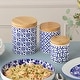 preview thumbnail 5 of 3, Certified International Madison 3pc Canister Set - 6.25"W x 6.25"D x 8.25"H