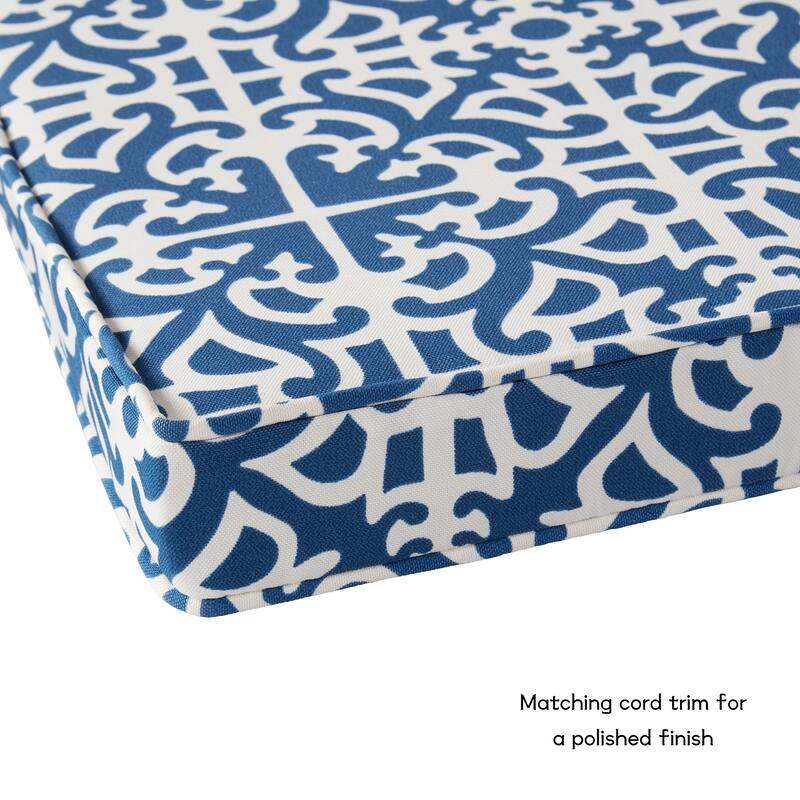 Greendale Home Fashions 18-Inch Square Outdoor Chair Pad (4-Pack)