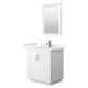 Option White, Nickel Trim, White Quartz Top