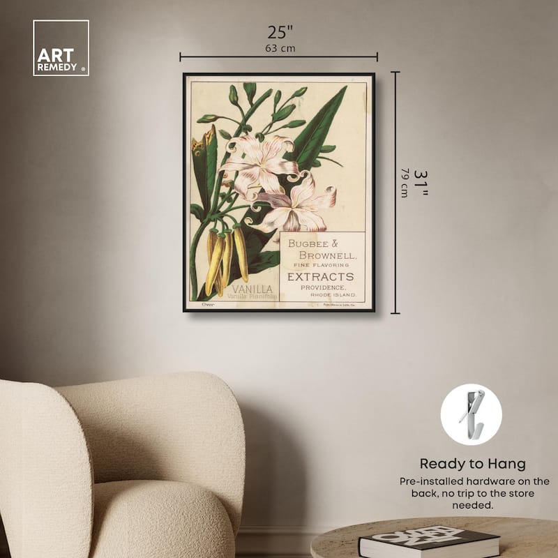 Vanilla Planifolia Canvas by Art Remedy