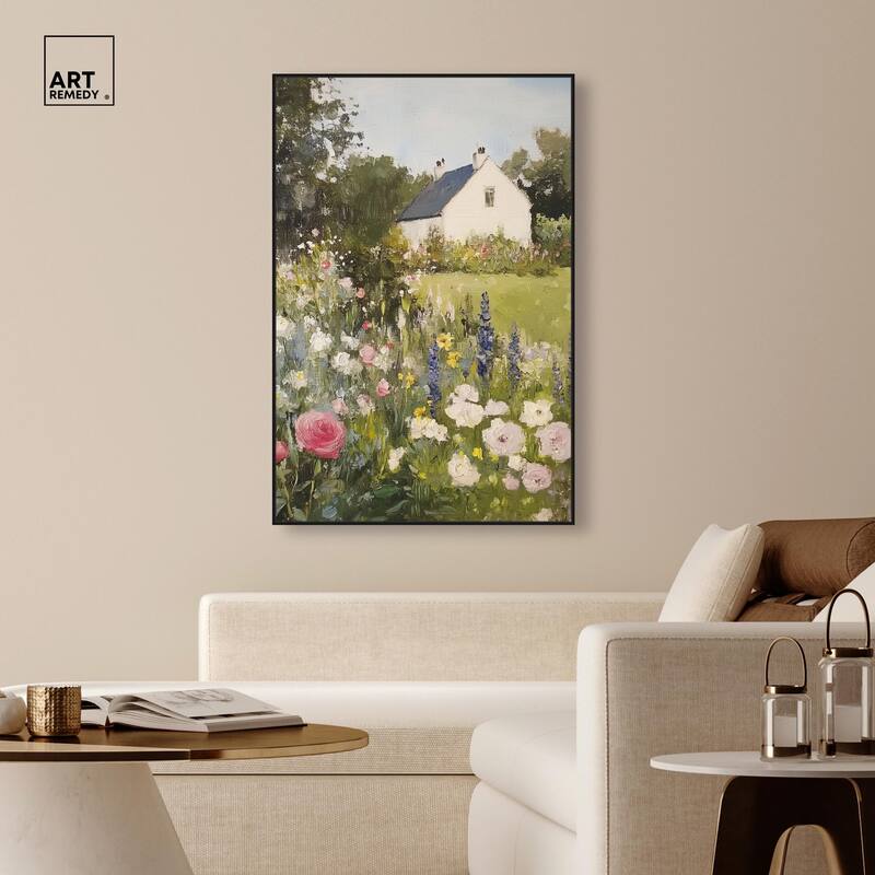Floral Farmhouse II Canvas by Art Remedy