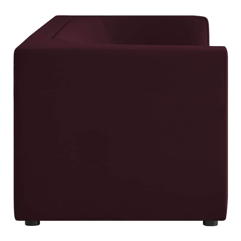 Hilda 86" Curved Back Performance Velvet Sofa