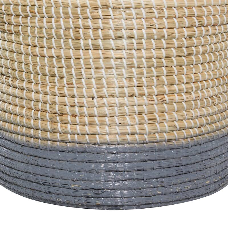 Seagrass Contemporary Storage Basket (Set of 2)